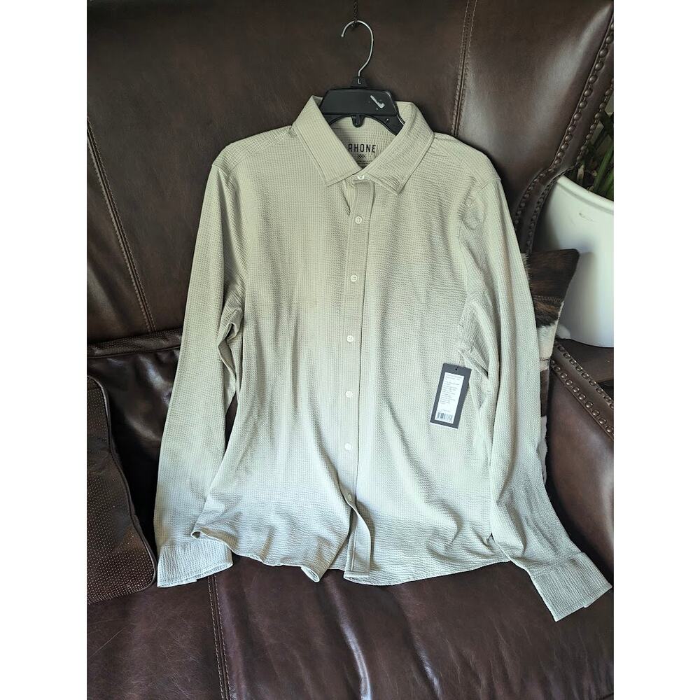 Rhone Commuter Seersucker Button Down - Slim Fit